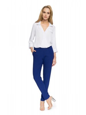 Pantaloni smart-casual cu talie elastica poza 0