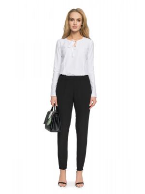 Pantaloni smart-casual cu talie elastica poza 0